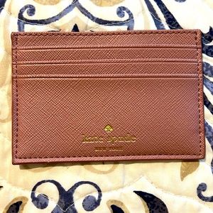 Kate spade pink sparkle card inset